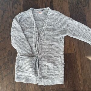 Cat & Jack Light Gray Knit Cardigan